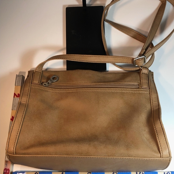 Relic Polk Dot Tan Leather XBody Purse     SS - Picture 8 of 8